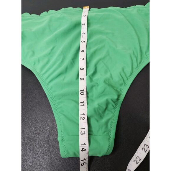 Rhode High Rise Medium Coverage Swim Bikini Bottom Size XXL Green - Picture 11 of 13